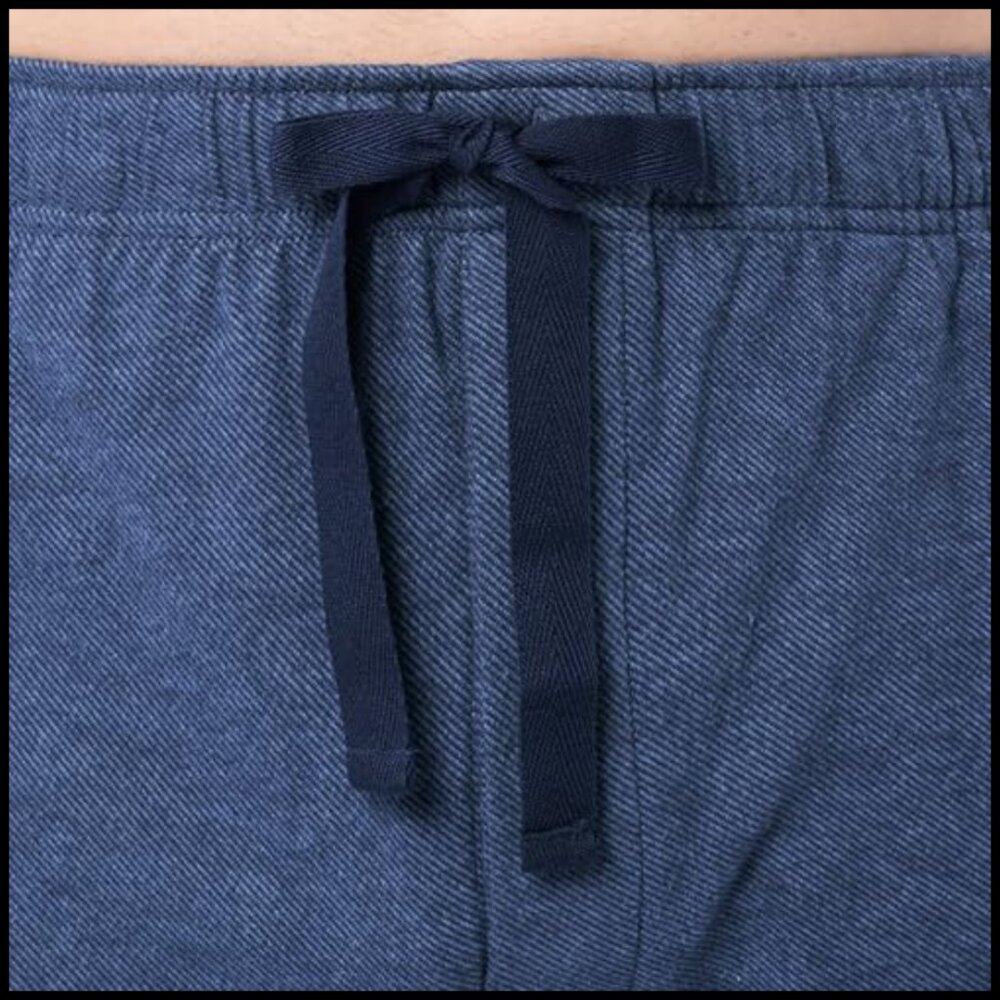Polyester Blend Sleep Pants with Drawstring Waist… - image 3